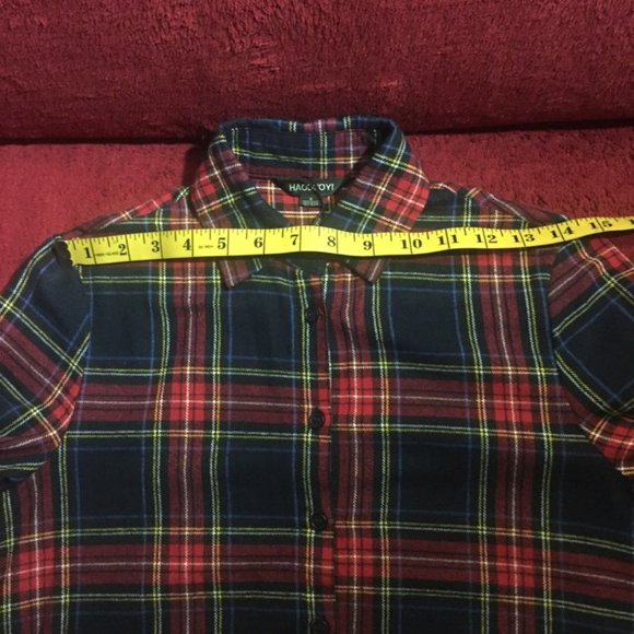 Plaid Asymmetrical Mini Dress - Picture 7 of 8